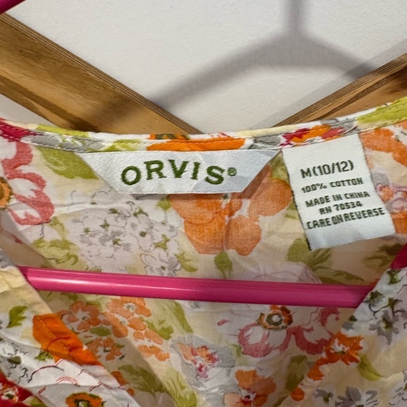 LIKE NEW- ORVIS - FLORAL PRINT DRESS - Medium - Picture 3 of 6